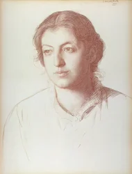 Portret van Euterpe Ionides, later mevrouw W. F. Craies